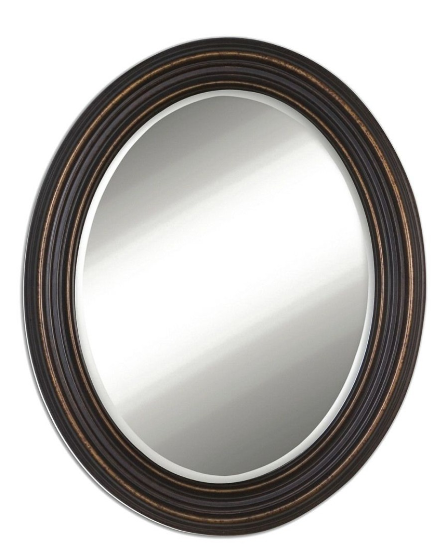 Mirrors & Wall Art * | Uttermost Ovesca Oval Mirror Home Mirrors & Wall Art