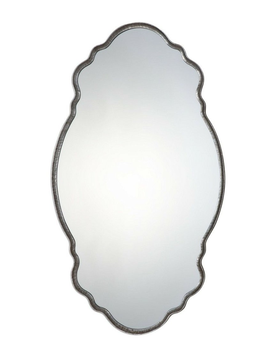 Mirrors & Wall Art * | Uttermost Samia Silver Mirror Home Mirrors & Wall Art