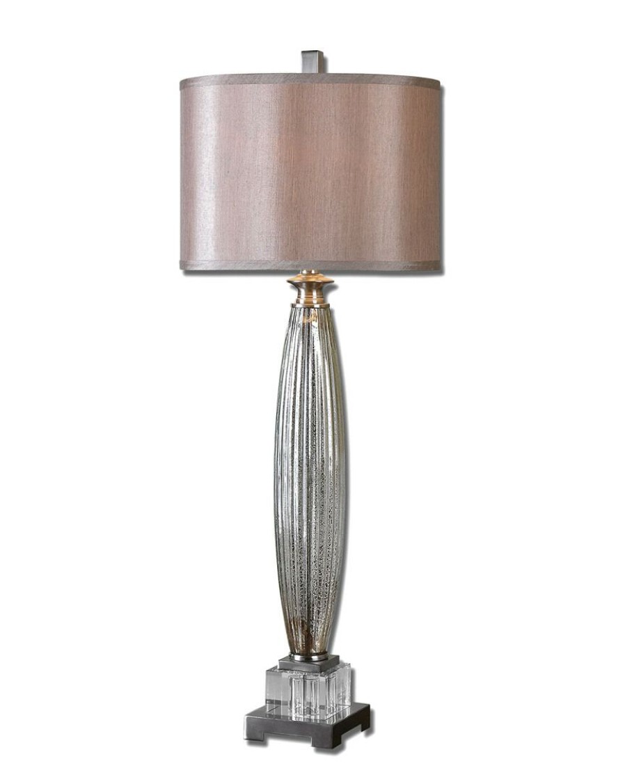 Table & Desk Lamps * | Uttermost Loredo Mercury Glass Table Lamp Home Table & Desk Lamps