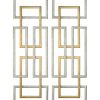 Mirrors & Wall Art * | Set Of 2 Uttermost Aerin Geometric Wall Art Home Mirrors & Wall Art