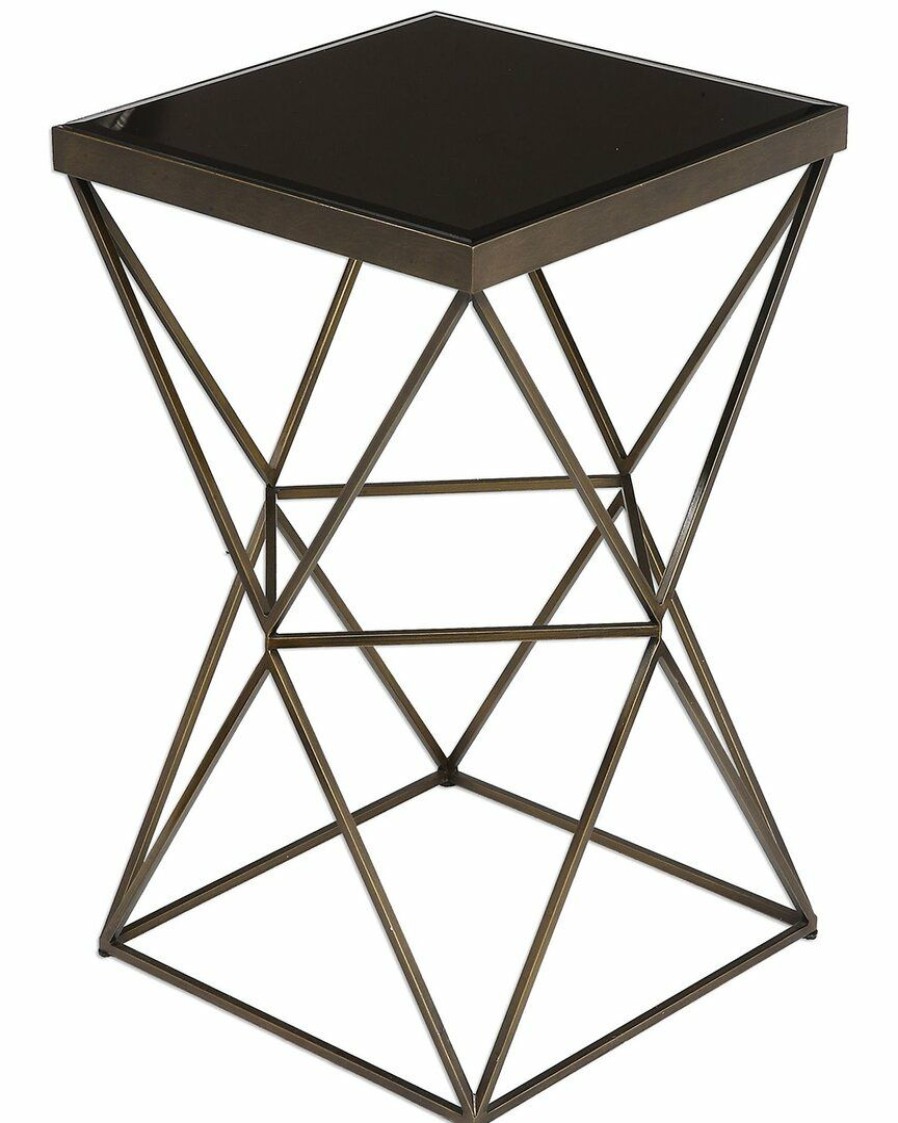 End & Side Tables * | Uttermost Uberto Caged Frame Accent Table Home End & Side Tables