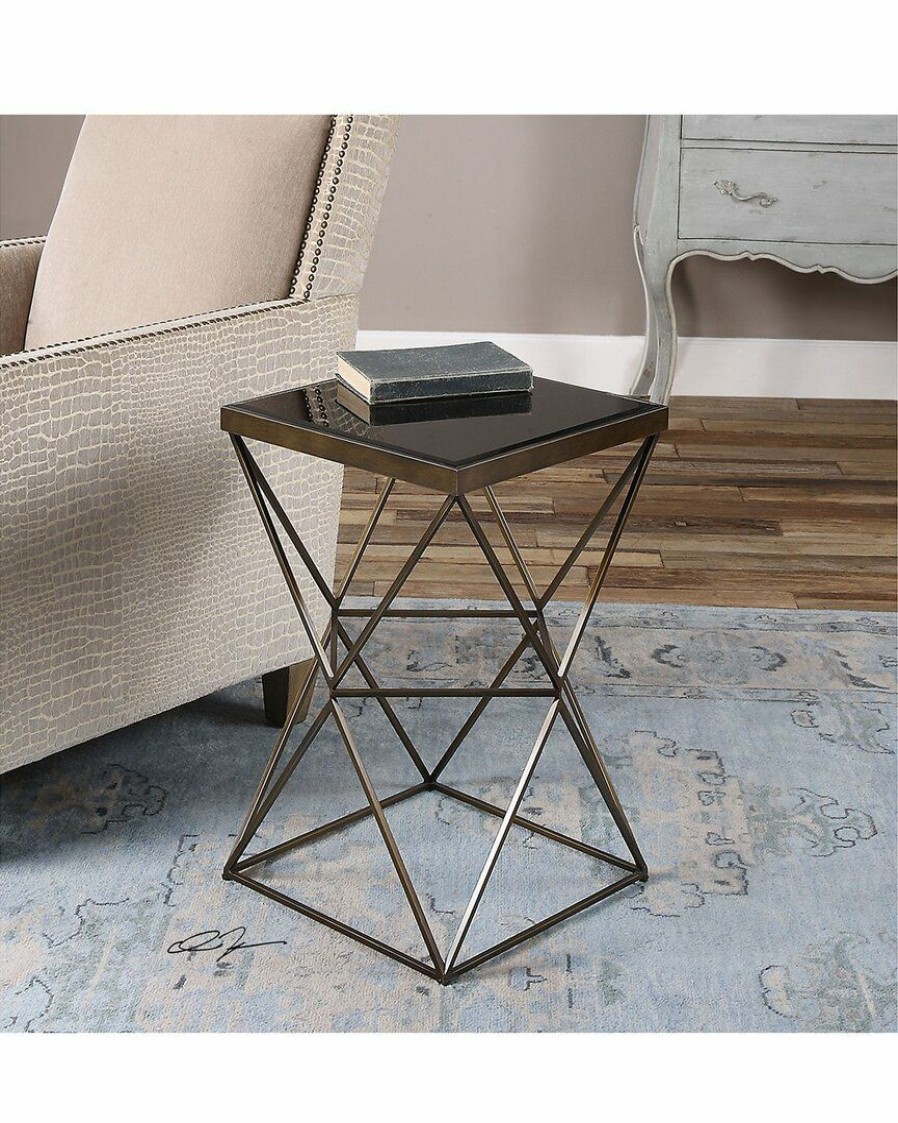 End & Side Tables * | Uttermost Uberto Caged Frame Accent Table Home End & Side Tables