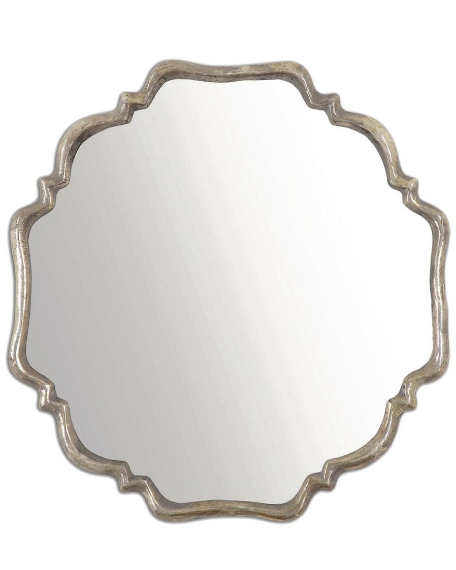 Mirrors & Wall Art * | Uttermost Valentia Silver Mirror Home Mirrors & Wall Art