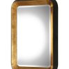 Mirrors & Wall Art * | Uttermost Niva Metallic Gold Wall Mirror Home Mirrors & Wall Art