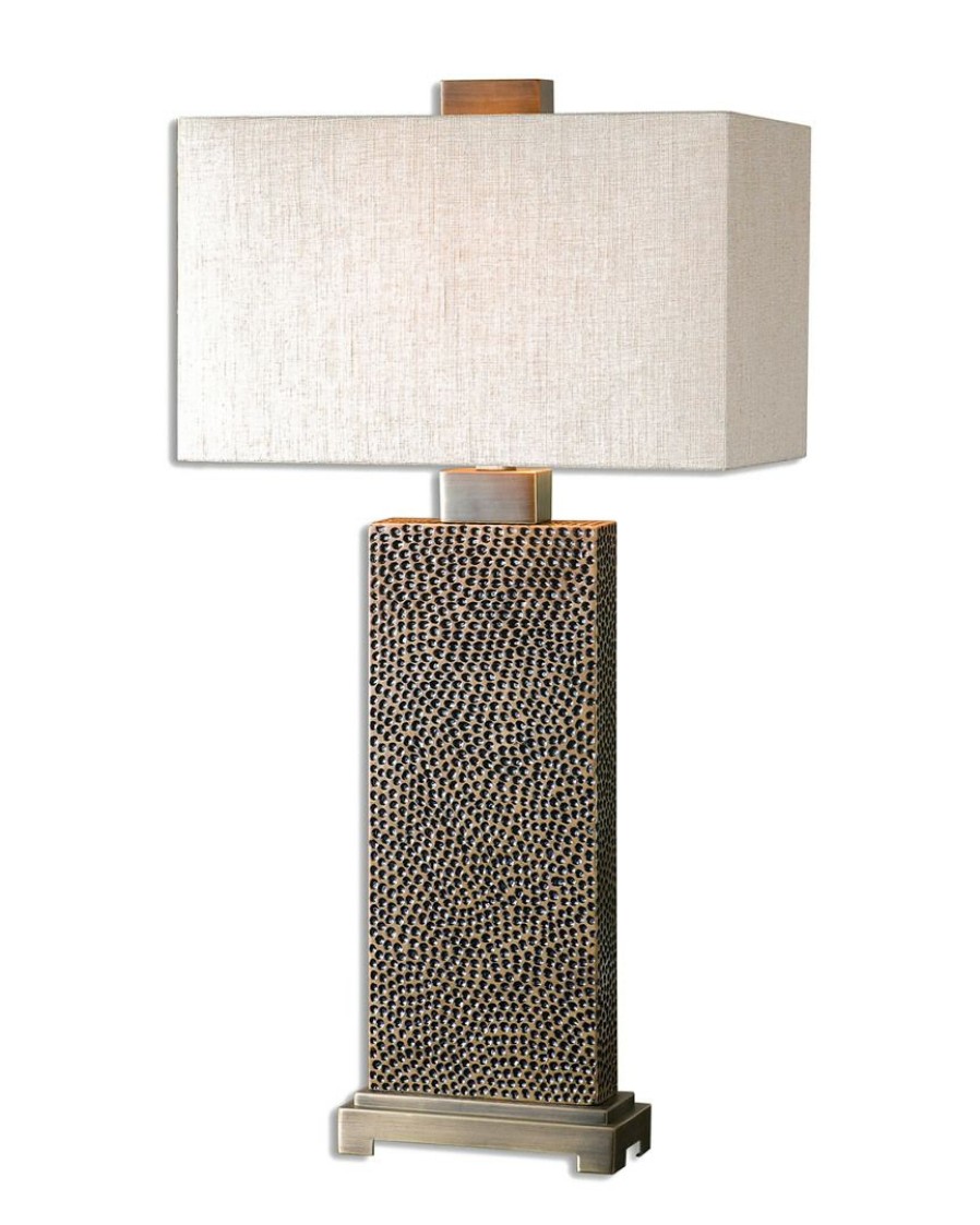 Table & Desk Lamps * | Uttermost Canfield Coffee Bronze Table Lamp Home Table & Desk Lamps