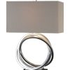 Table & Desk Lamps * | Uttermost Soroca Silver Rings Lamp Home Table & Desk Lamps