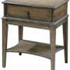 End & Side Tables * | Uttermost Hanford Weathered Side Table Home End & Side Tables