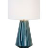 Table & Desk Lamps * | Uttermost Pescara Teal-Gray Glass Lamp Home Table & Desk Lamps