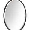 Mirrors & Wall Art * | Uttermost Casalina Oil Rubbed Bronze Oval Mirror Home Mirrors & Wall Art