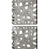 Mirrors & Wall Art * | Set Of 2 Uttermost Alita Squares Wall Art Home Mirrors & Wall Art