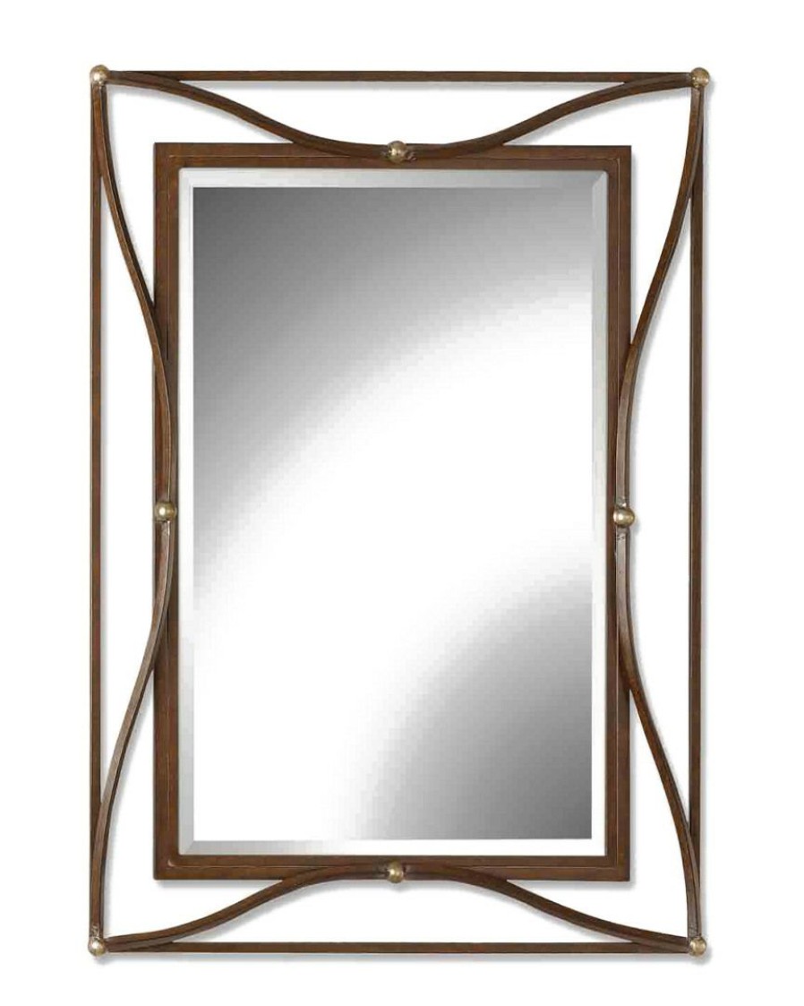 Mirrors & Wall Art * | Uttermost Thierry Bronze Mirror Home Mirrors & Wall Art