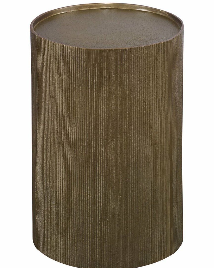 End & Side Tables * | Uttermost Adrina Drum Accent Table Home End & Side Tables