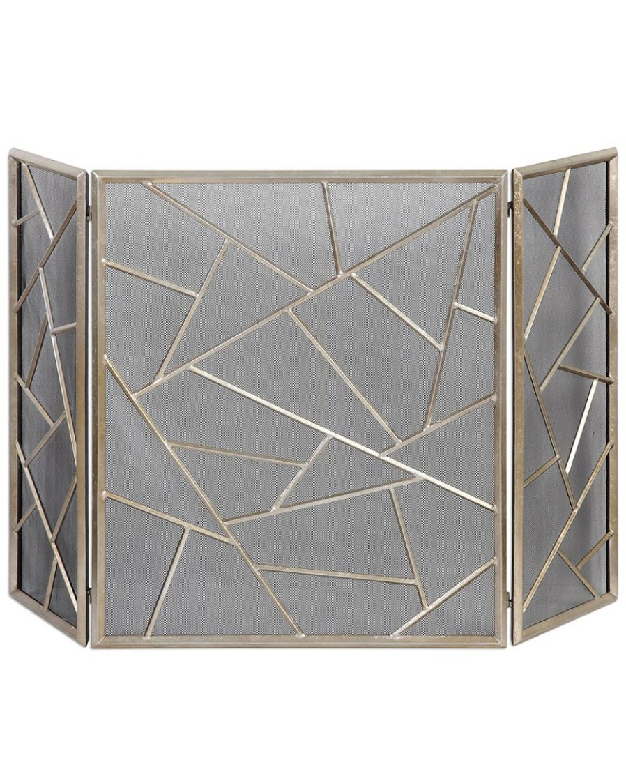 Decorative Items & Frames * | Uttermost Armino Modern Fireplace Screen Home Decorative Items & Frames