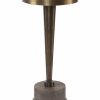 End & Side Tables * | Uttermost Masika Bronze Accent Table Home End & Side Tables