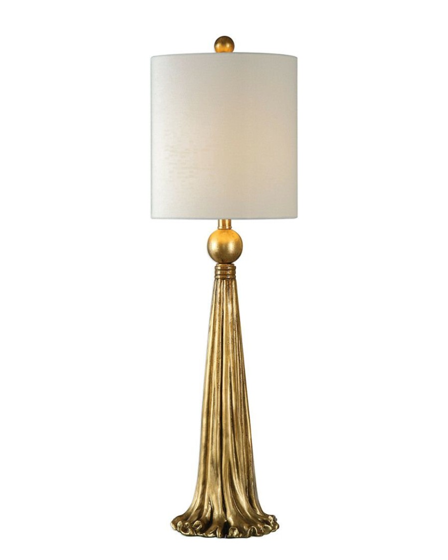 Table & Desk Lamps * | Uttermost Paravani Metallic Gold Lamp Home Table & Desk Lamps