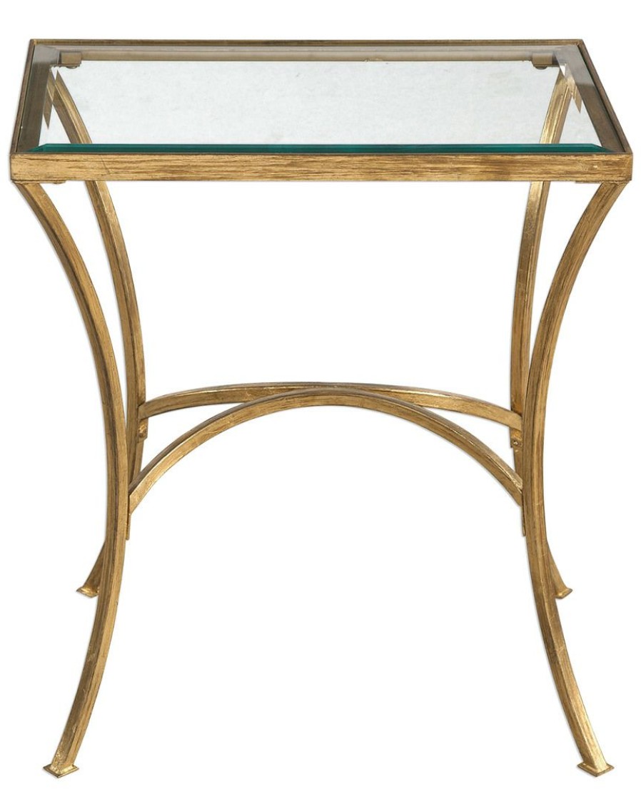 End & Side Tables * | Uttermost Alayna Gold End Table Home End & Side Tables