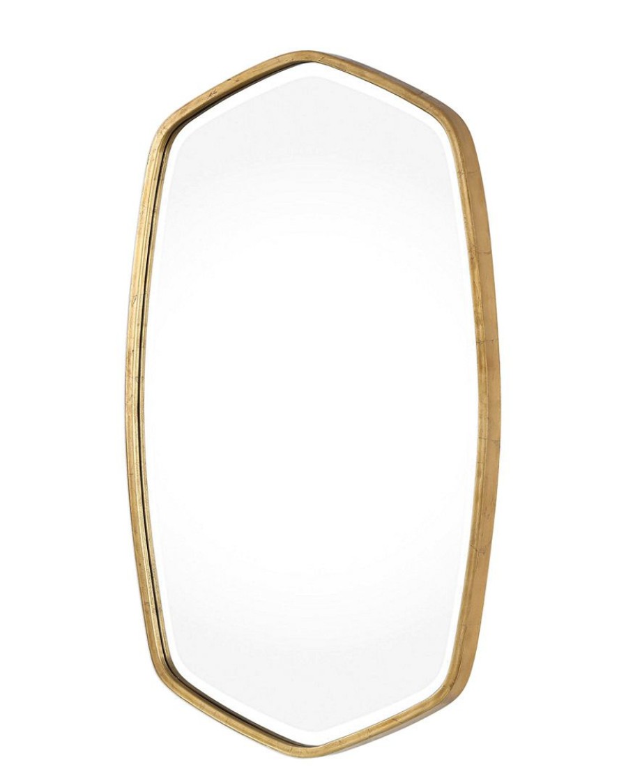 Mirrors & Wall Art * | Uttermost Duronia Antiqued Gold Mirror Home Mirrors & Wall Art