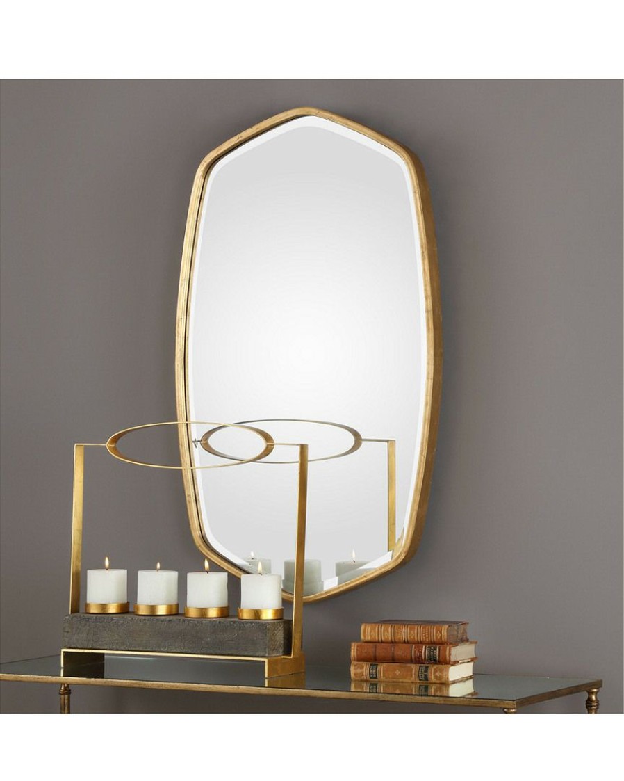 Mirrors & Wall Art * | Uttermost Duronia Antiqued Gold Mirror Home Mirrors & Wall Art