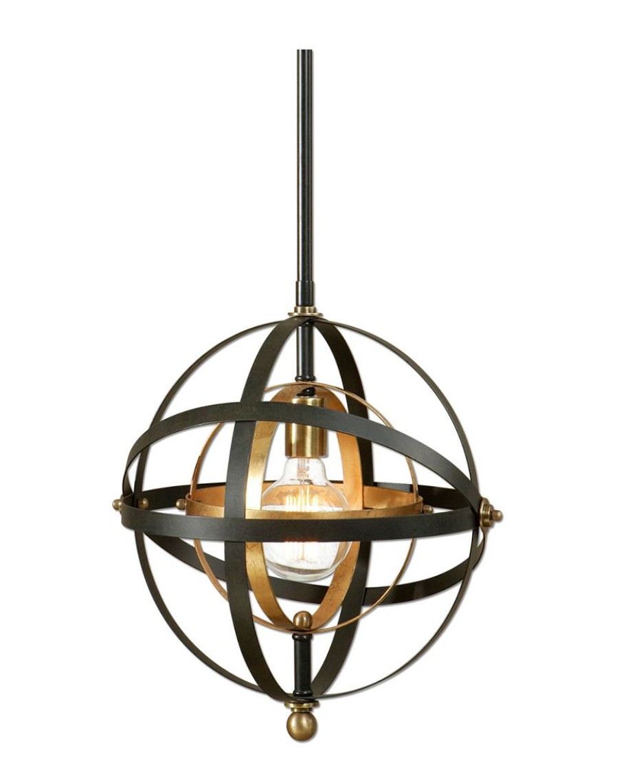 Ceiling Lighting * | Uttermost Rondure 1 Light Sphere Mini Pendant Home Ceiling Lighting