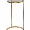 End & Side Tables * | Uttermost Cailin Gold Accent Table Home End & Side Tables