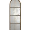 Mirrors & Wall Art * | Uttermost Amiel Arched Brown Mirror Home Mirrors & Wall Art