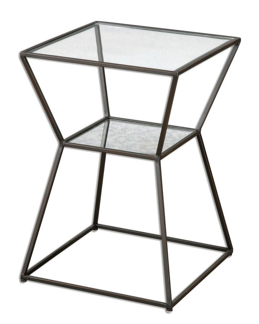 End & Side Tables * | Uttermost Auryon Iron Accent Table Home End & Side Tables