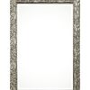 Mirrors & Wall Art * | Uttermost Evelina Silver Leaves Mirror Home Mirrors & Wall Art