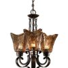 Ceiling Lighting * | Uttermost Vetraio 3-Light Oil Rubbed Bronze Chandelier Home Ceiling Lighting