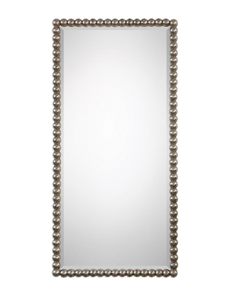 Mirrors & Wall Art * | Uttermost Serna Antiqued Silver Mirror Home Mirrors & Wall Art