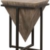 End & Side Tables * | Uttermost Uttermost Bertrand Wood Accent Table Home End & Side Tables