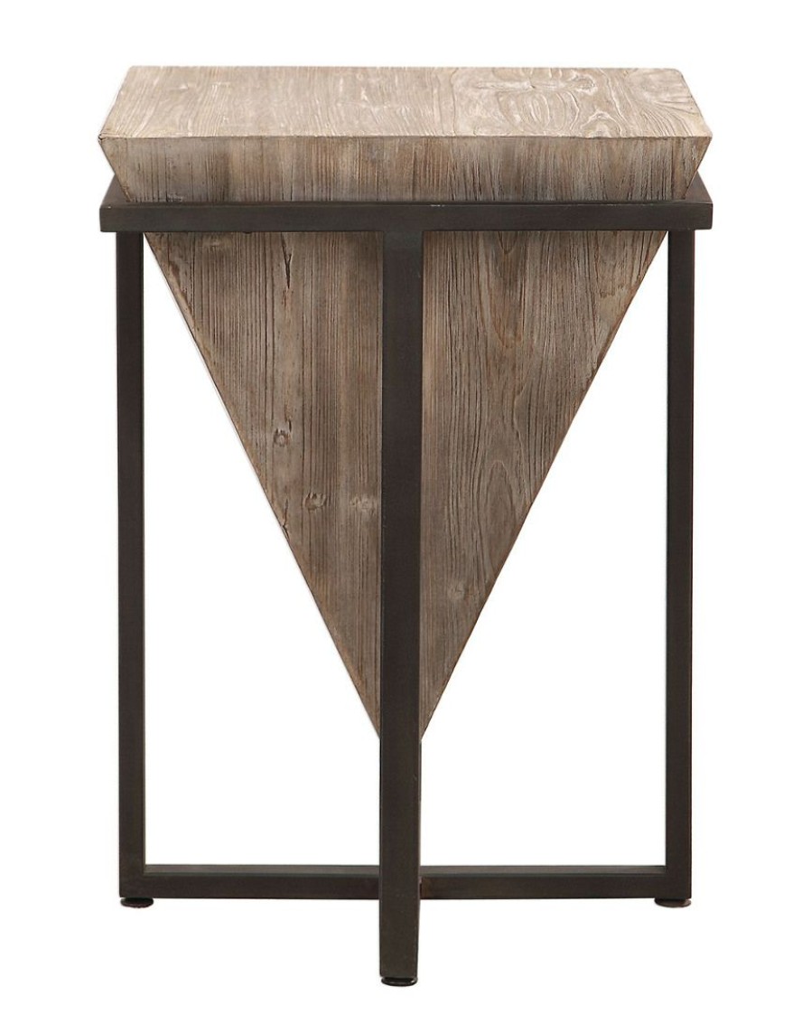 End & Side Tables * | Uttermost Uttermost Bertrand Wood Accent Table Home End & Side Tables