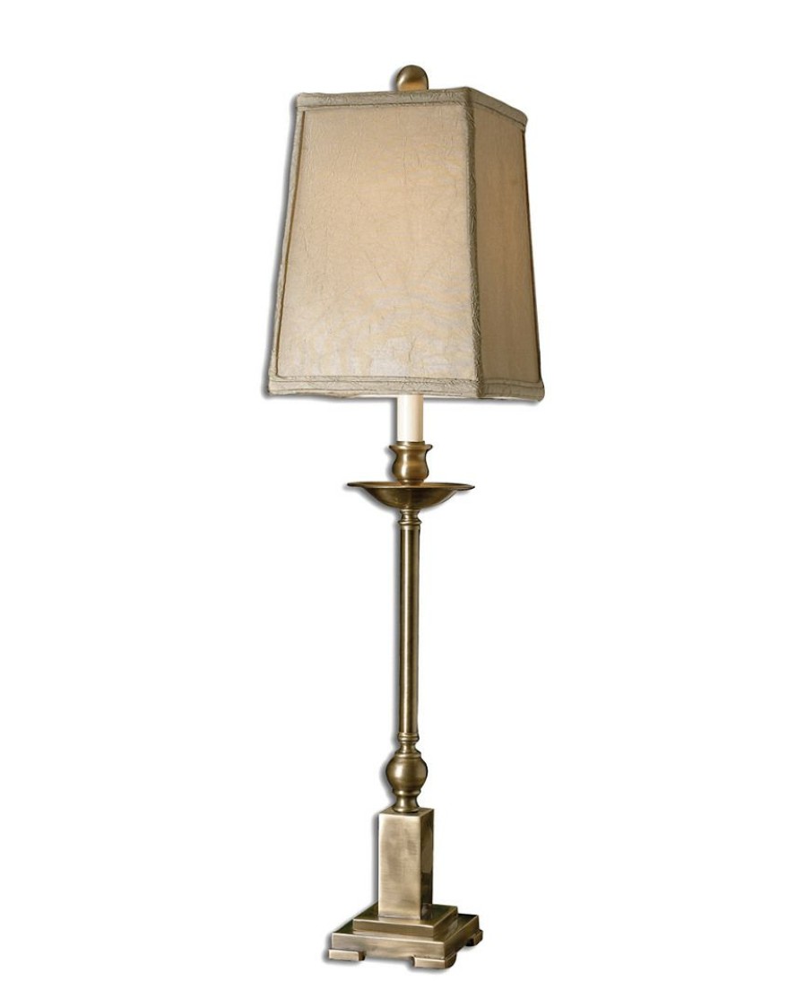 Table & Desk Lamps * | Uttermost Lowell Bronze Buffet Lamp Home Table & Desk Lamps