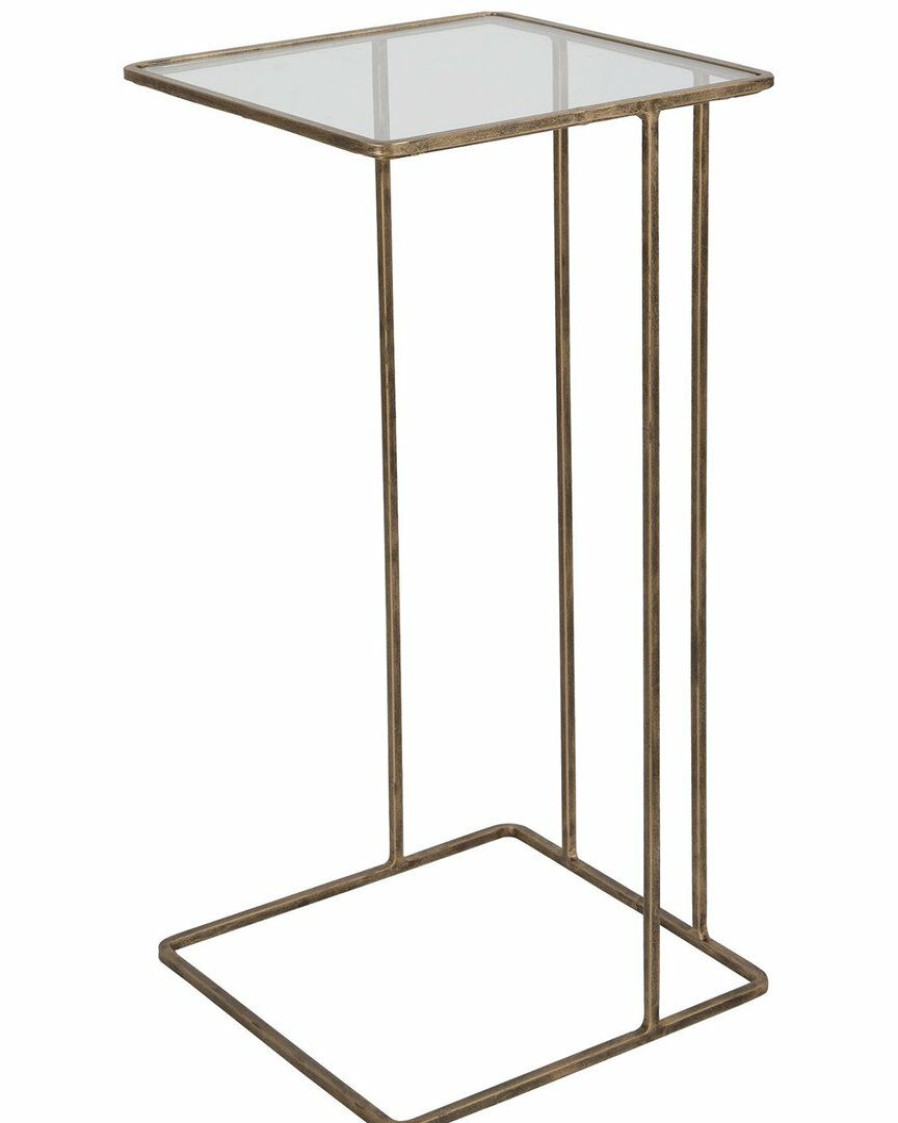 End & Side Tables * | Uttermost Cadmus Gold Accent Table Home End & Side Tables