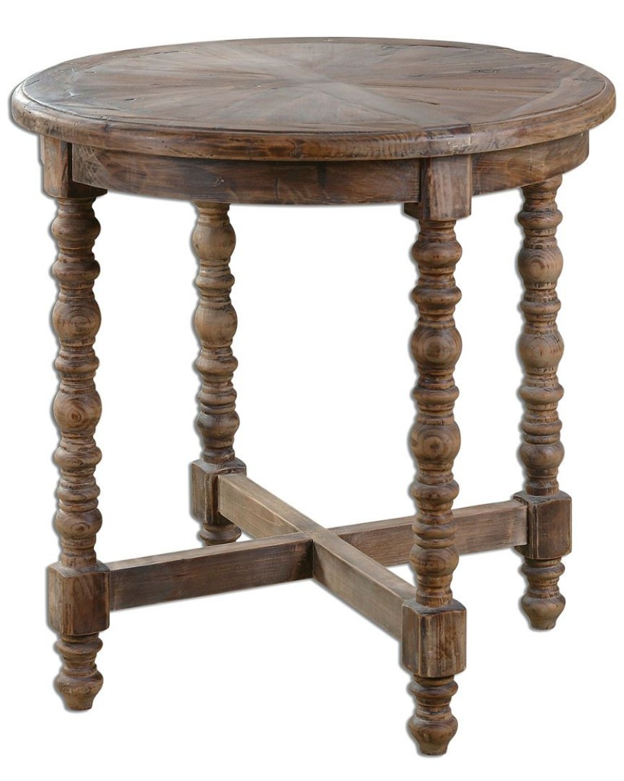 End & Side Tables * | Uttermost Samuelle Wooden End Table Home End & Side Tables