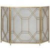 Decorative Items & Frames * | Uttermost Rosen Gold Fireplace Screen Home Decorative Items & Frames